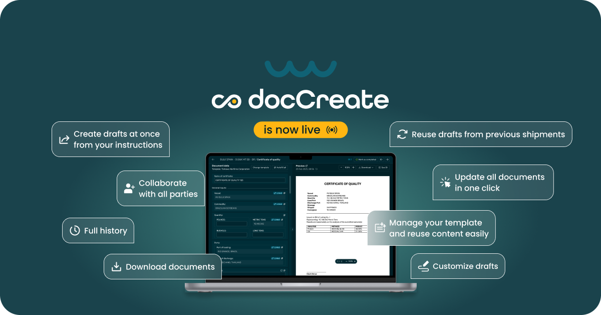 New product announcement DocCreate launch